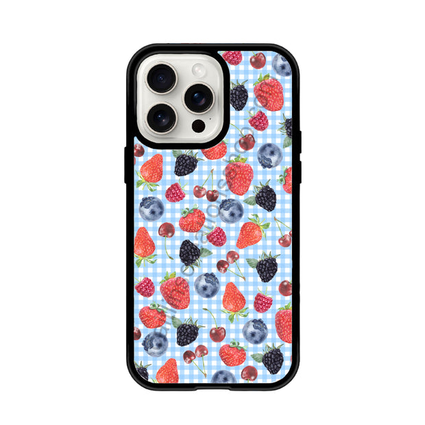 Gingham fruity case