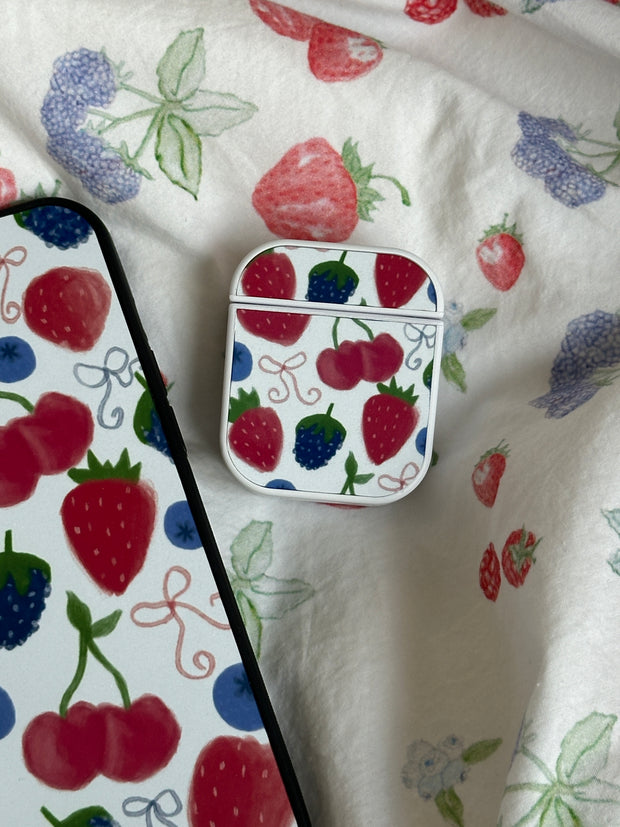 Fruity bow AirPod case