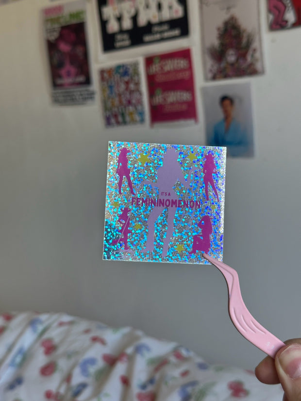 'Femininomenom' glitter Sticker