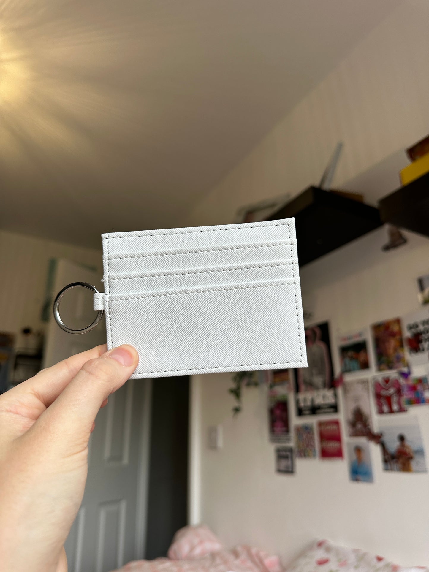 White lace Card holder/ wallet