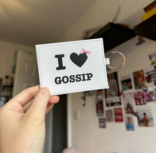 'I heart Gossip' Card holder/ wallet