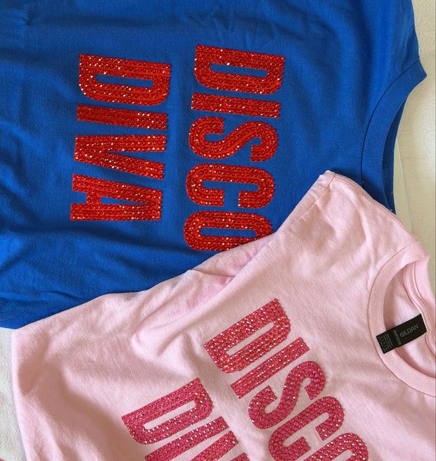 Rhinestone 'Disco Diva' baby tee