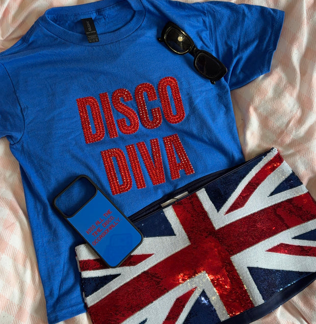 Rhinestone 'Disco Diva' baby tee