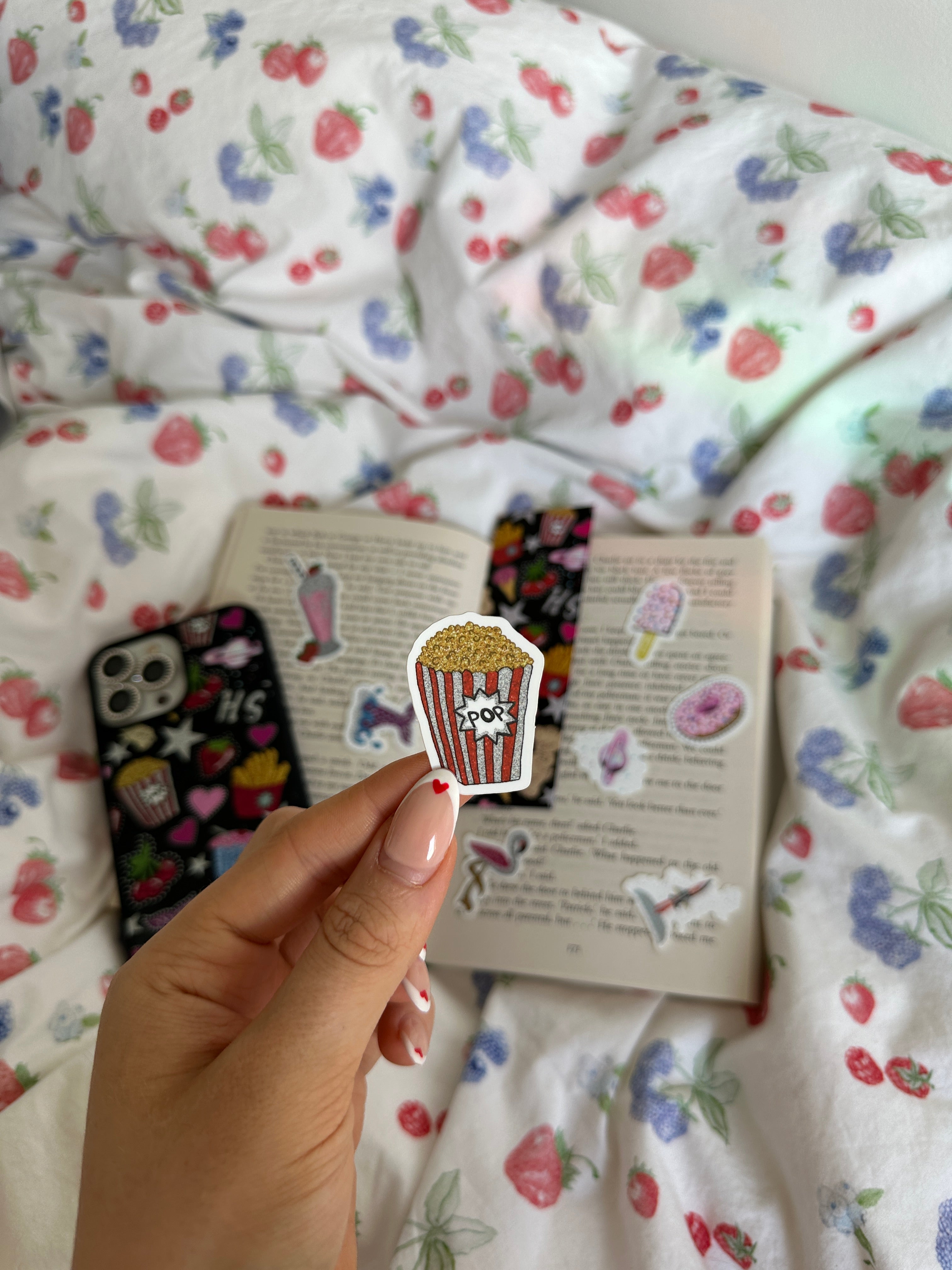 Popcorn sticker – CAITLINSJEWLSHOP LTD