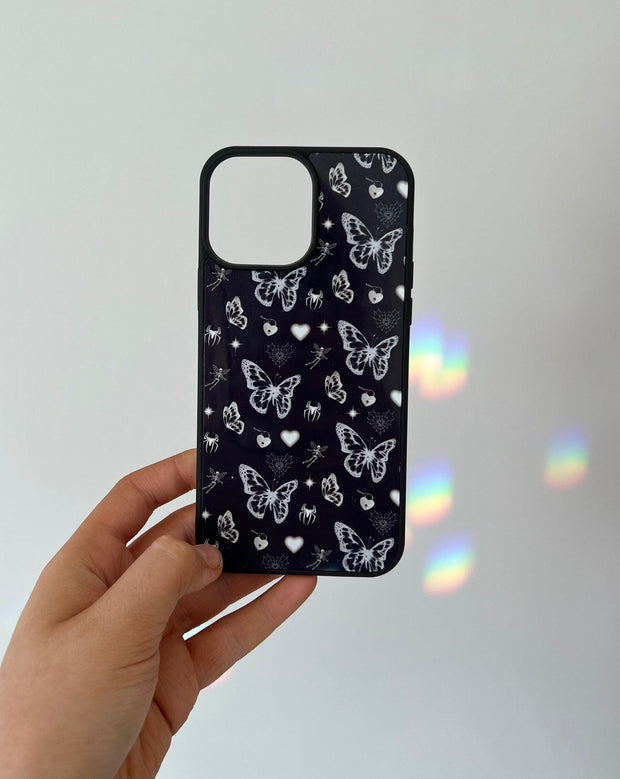 Black butterfly case